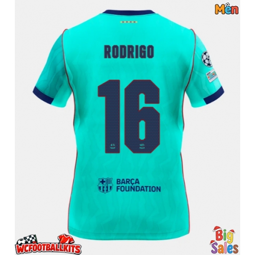 Barcelona Rodri Hernandez #16 Replica Third Stadium Shirt 2026-27 Short Sleeve